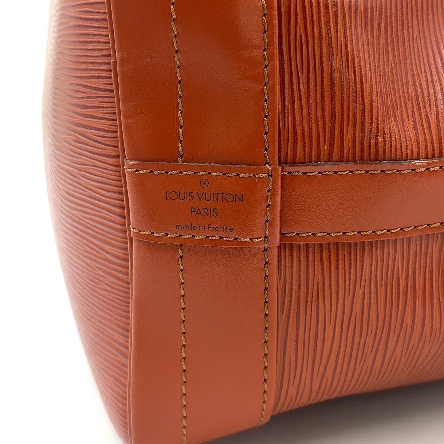 Louis Vuitton Petit Noe Epi Kenya Brown Leather Shoulder Bag Gold — view 4