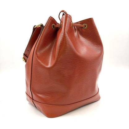 Louis Vuitton Petit Noe Epi Kenya Brown Leather Shoulder Bag Gold — view 2