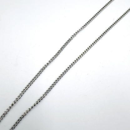 Louis Vuitton LV Award Pendant Metal Enamel Silver Black Necklace — view 6