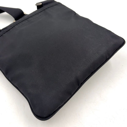 Prada Sports Nylon Black Shoulder Bag Silver — view 7