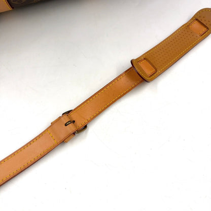 Louis Vuitton Keepall Bandouliere 55 Monogram Leather Brown Boston Bag Gold — view 8