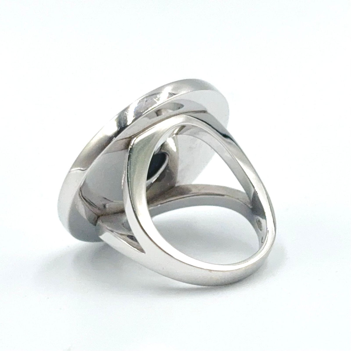 Bvlgari Onyx Silver Black Ring — view 2