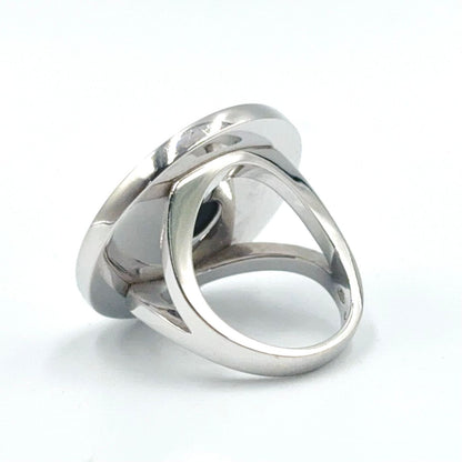 Bvlgari Onyx Silver Black Ring — view 2