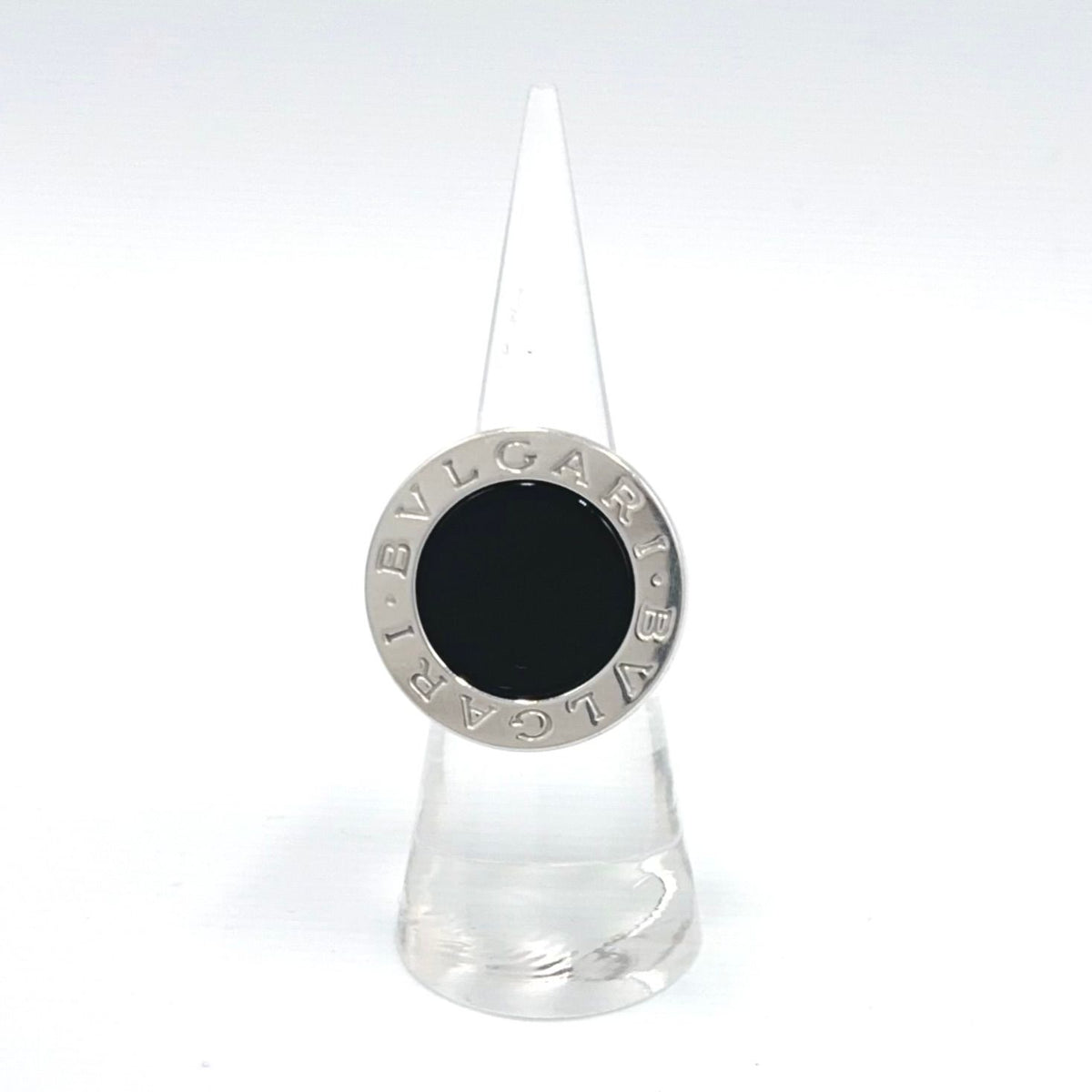 Bvlgari Onyx Silver Black Ring — view 5