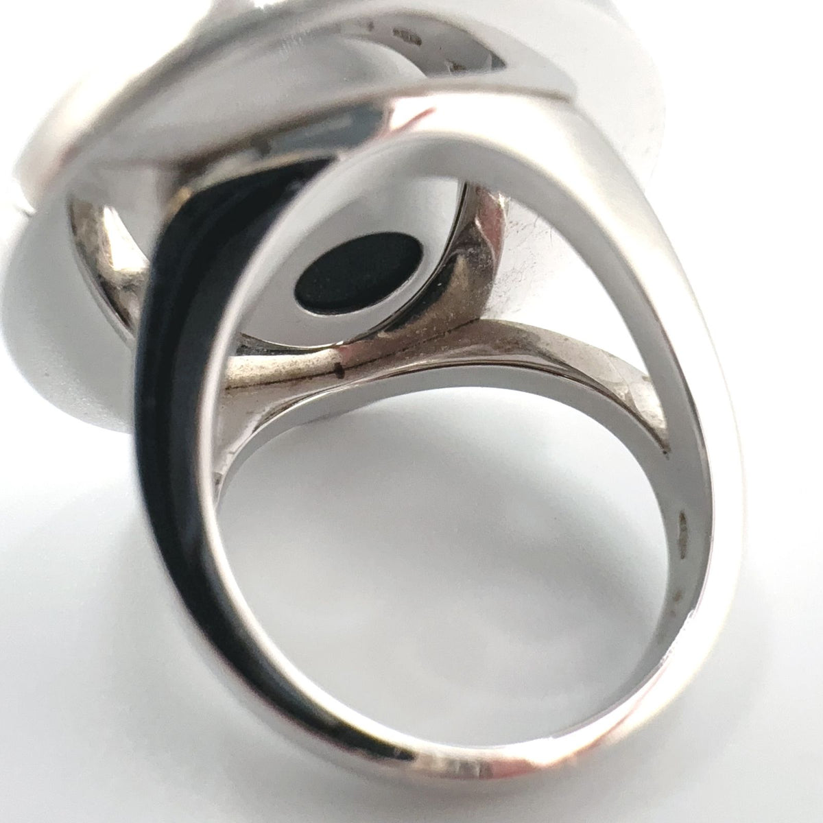 Bvlgari Onyx Silver Black Ring — view 7