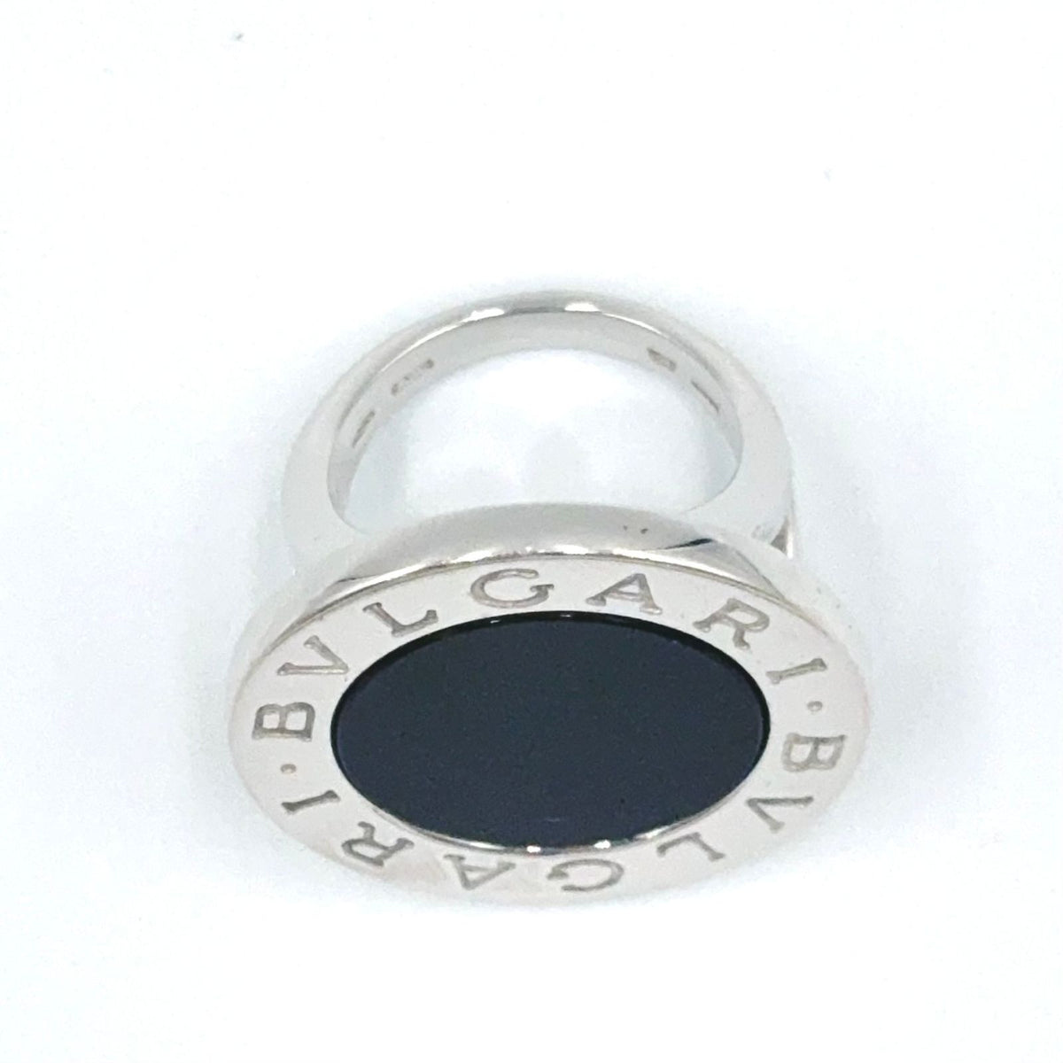 Bvlgari Onyx Silver Black Ring — view 3