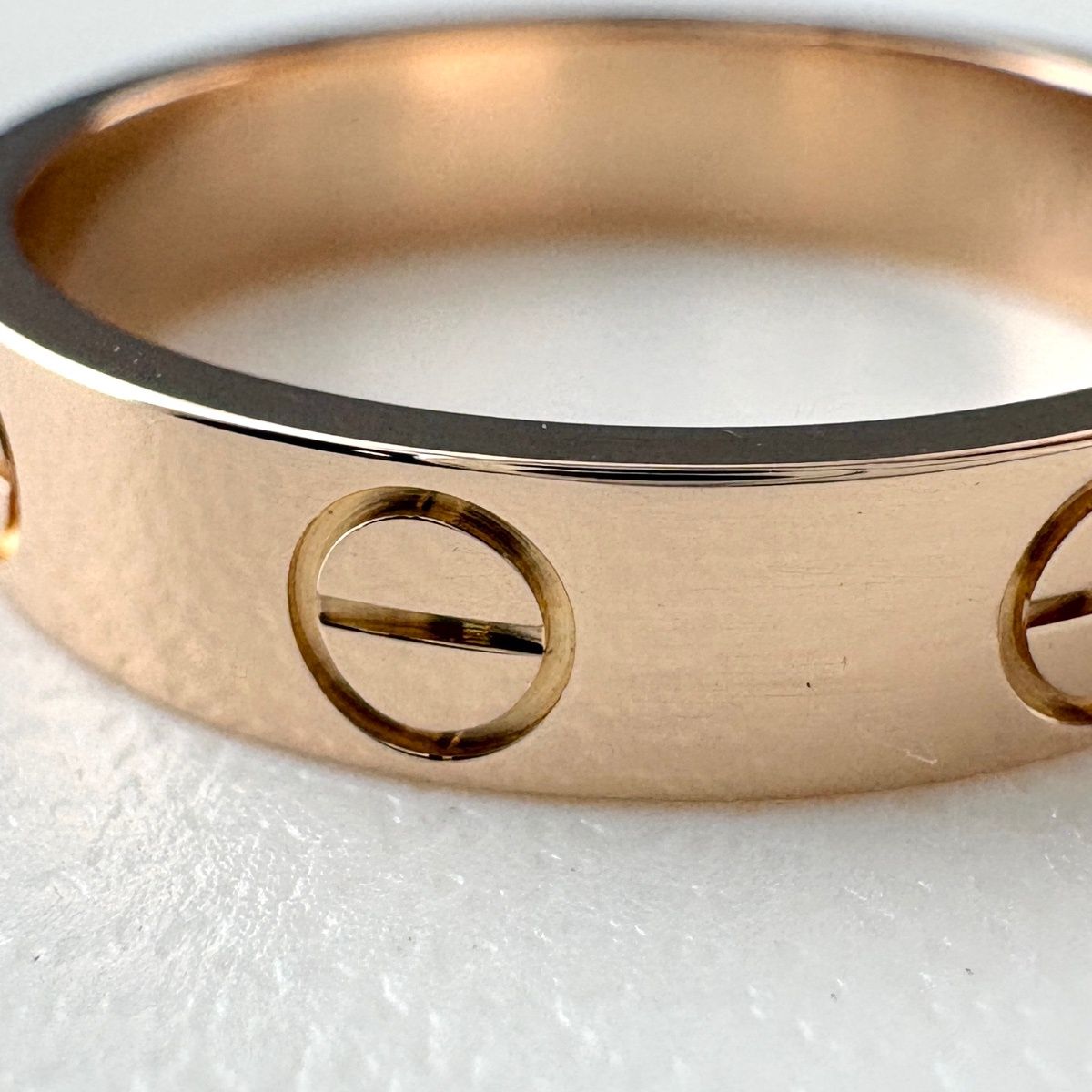 Cartier Mini Love Pink Gold Ring — view 3