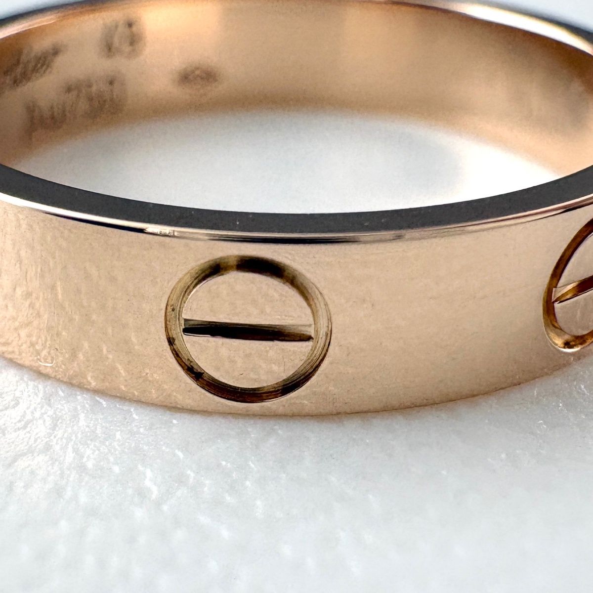 Cartier Mini Love Pink Gold Ring — view 4