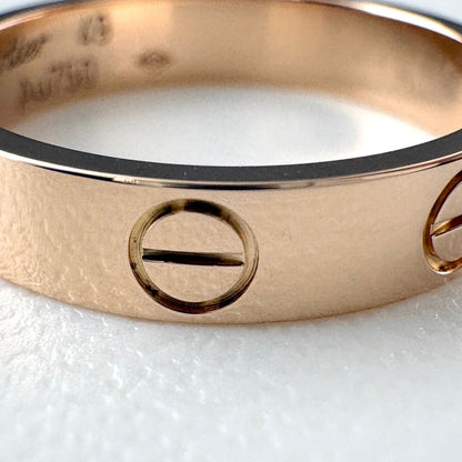 Cartier Mini Love Pink Gold Ring — view 4