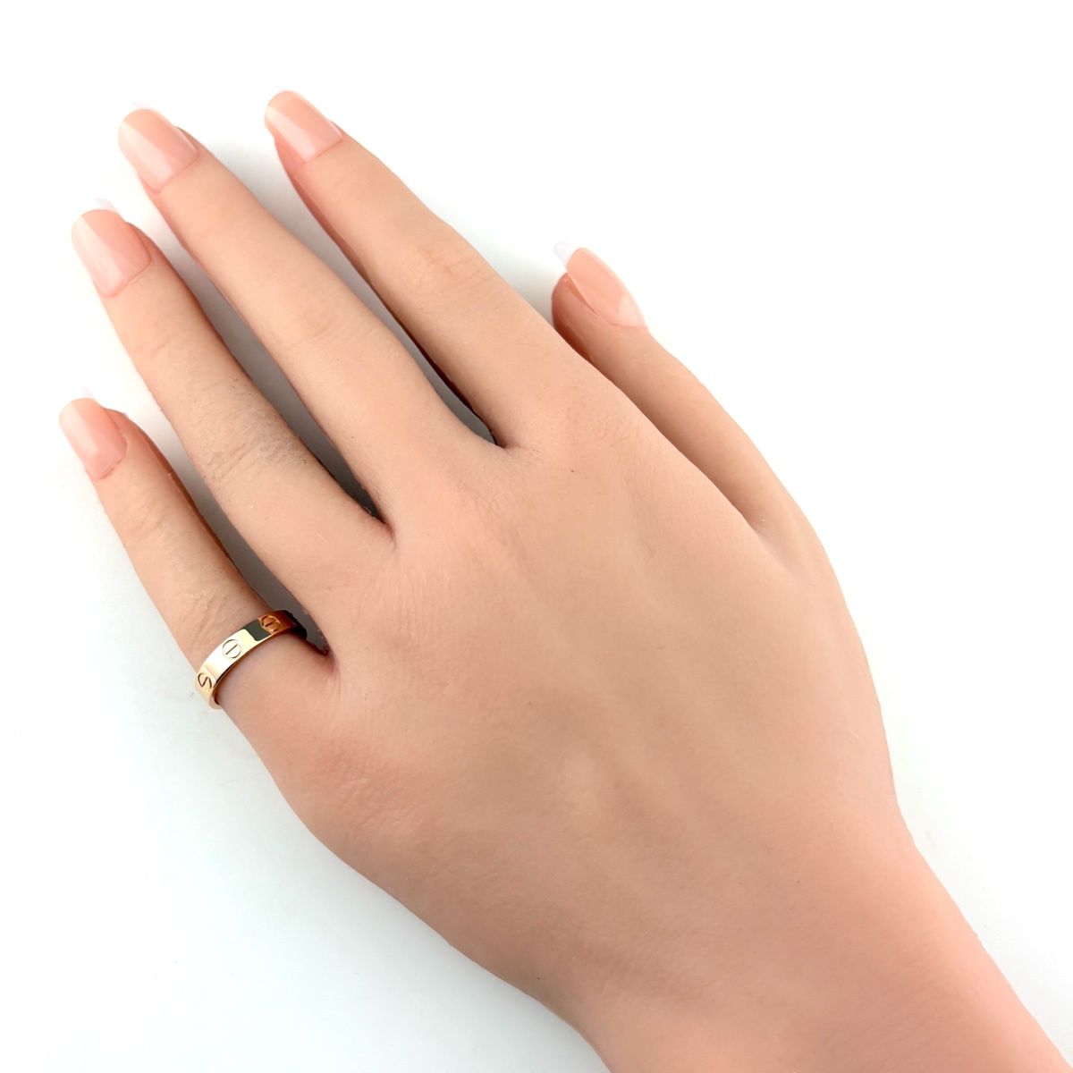 Cartier Mini Love Pink Gold Ring — view 6