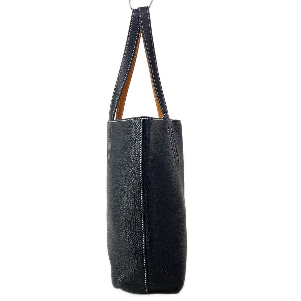 Hermes Tote Double Sens 36 Black Toffee Reversible — view 4
