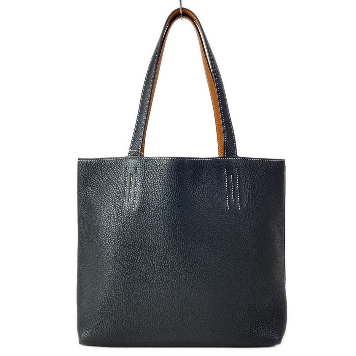 Hermes Tote Double Sens 36 Black Toffee Reversible — view 3