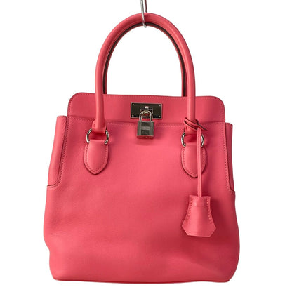 Hermes Handbag Toolbox 20 Pink Silver