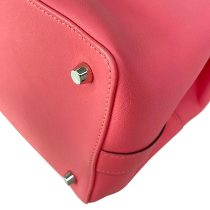 Hermes Handbag Toolbox 20 Pink Silver — view 6