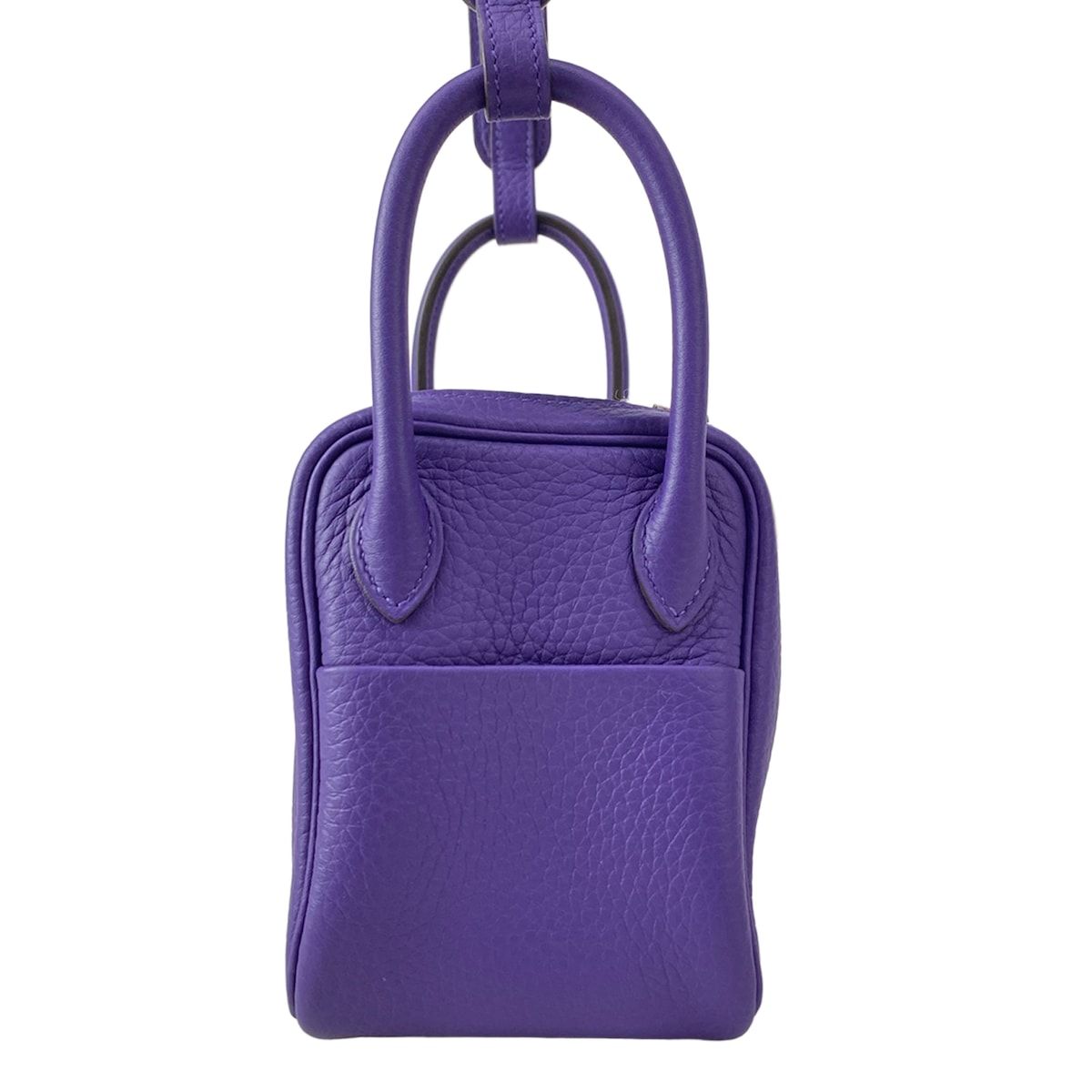 Hermes Shoulder Bag Lindy Mini Purple Silver — view 2