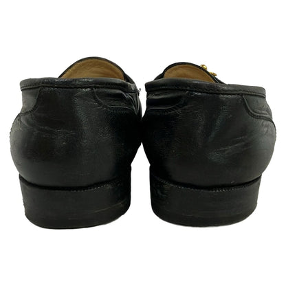Chanel Loafers Black Gold CC Logo Leather — view 3