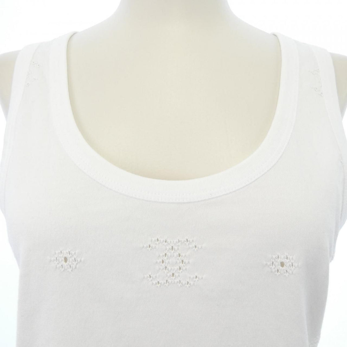 Chanel Tank Top White — view 6