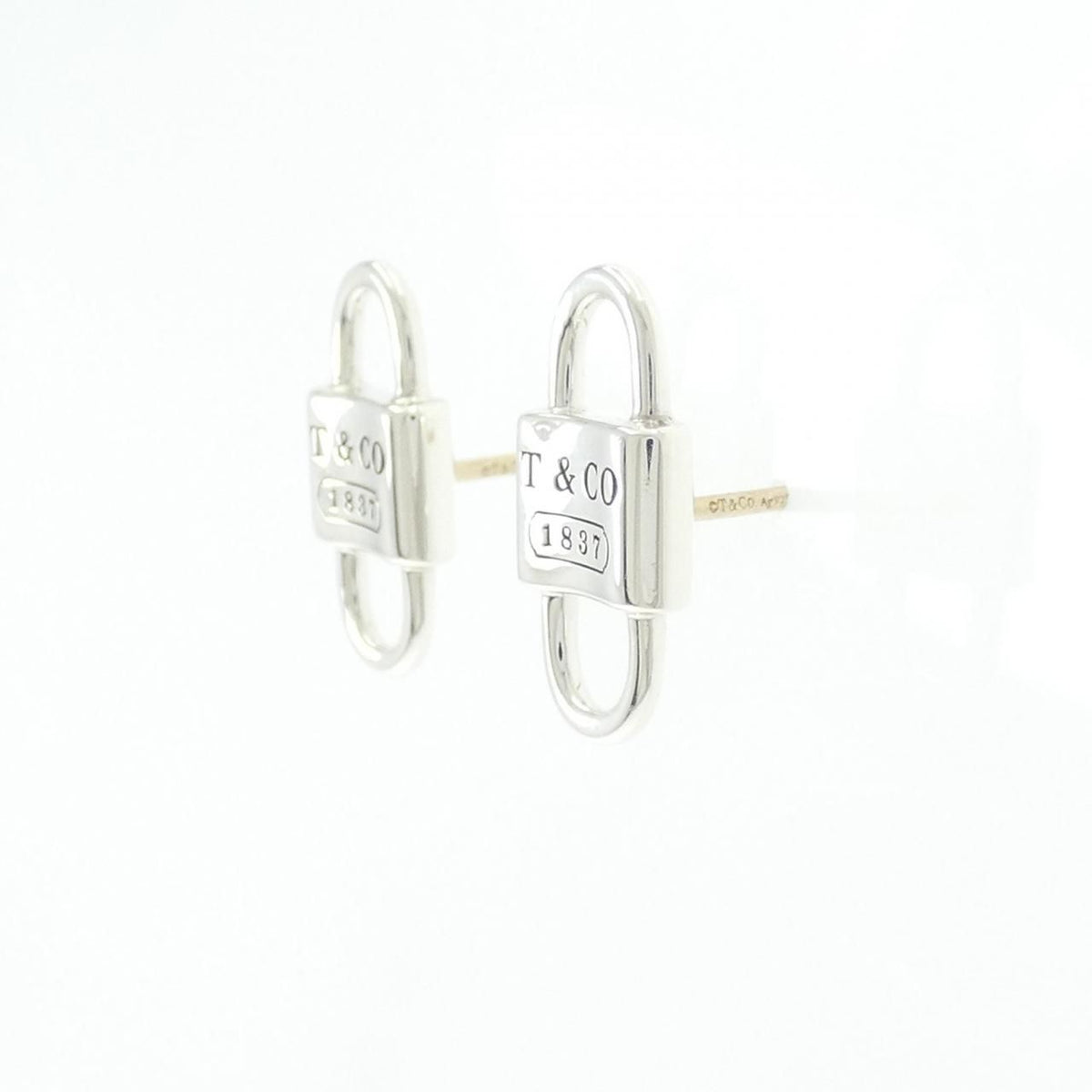 Tiffany & Co Double Lock Earrings — view 2