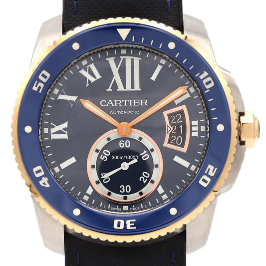 Cartier Calibre de Cartier Diver PG 2 Stainless Steel Pink Gold Automatic Watch