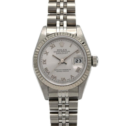 Rolex Datejust Stainless Steel White Gold Automatic Watch