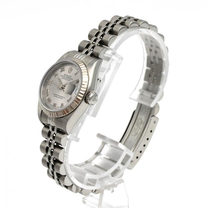 Rolex Datejust Stainless Steel White Gold Automatic Watch — view 2