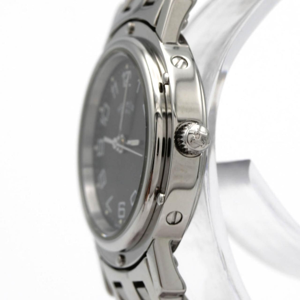 Hermes Clipper SS Quartz Watch — view 4