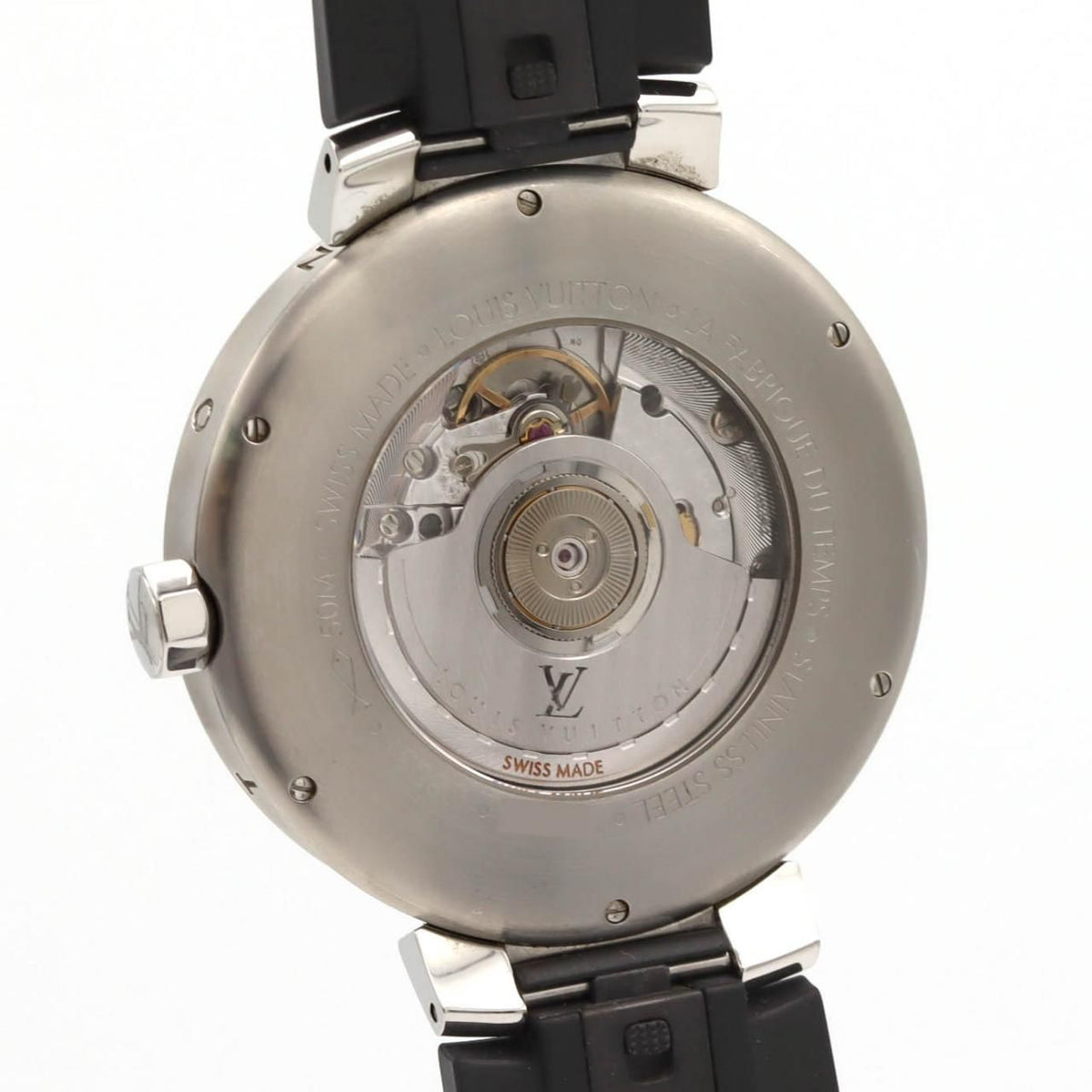 Louis Vuitton Tambour Moon GMT SS Automatic Watch — view 5