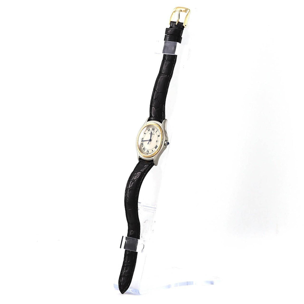 Cartier Panthere Cougar LM Stainless Steel Yellow Gold Quartz Watch — view 2