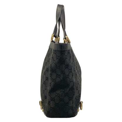Gucci Tote Abbey GG Pattern Black Leather — view 2