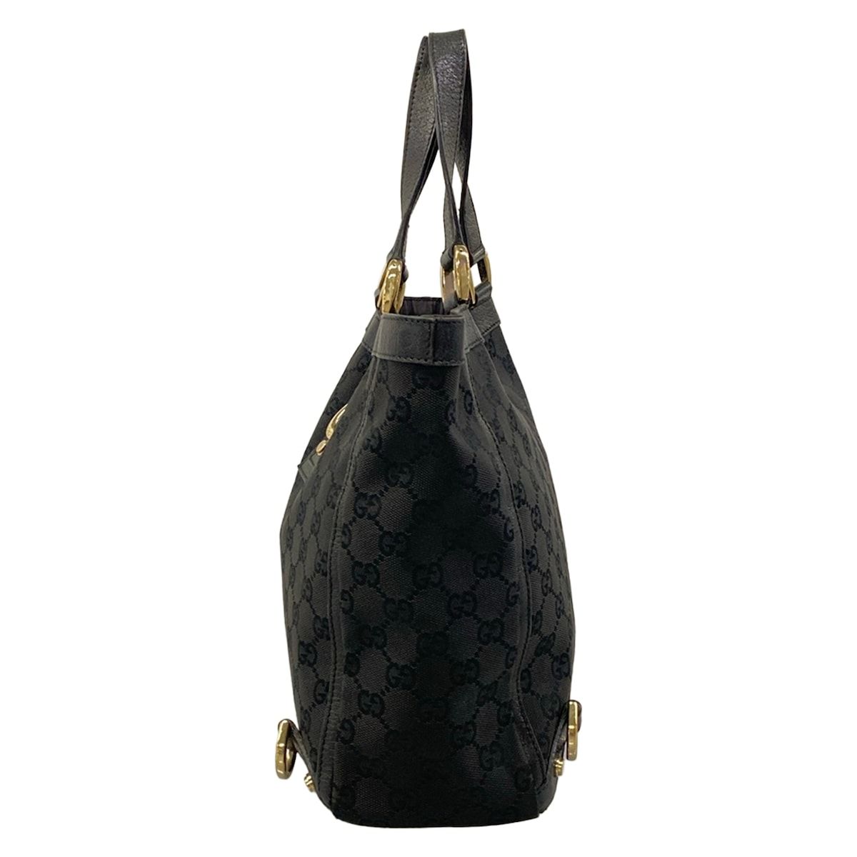 Gucci Tote Abbey GG Pattern Black Leather — view 4