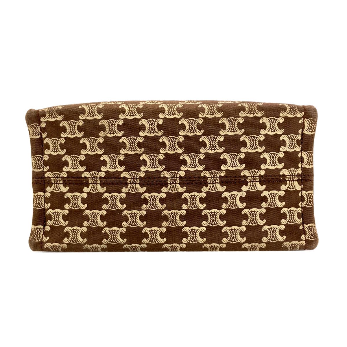 Celine Small Cabas Thais Triomphe 2-Way Handbag Canvas — view 4