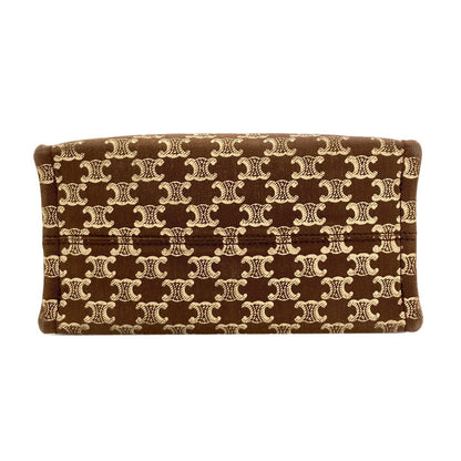 Celine Small Cabas Thais Triomphe 2-Way Handbag Canvas — view 4