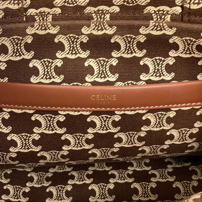 Celine Small Cabas Thais Triomphe 2-Way Handbag Canvas — view 6