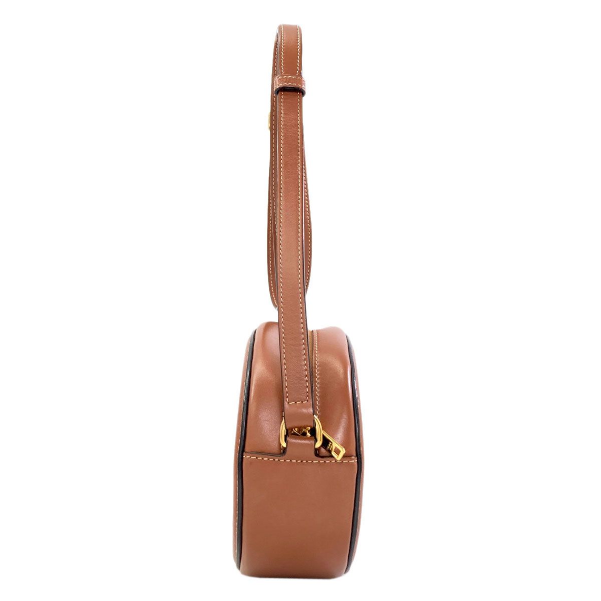 Celine Oval Perth Cuir Triomphe Shoulder Bag Calfskin — view 3