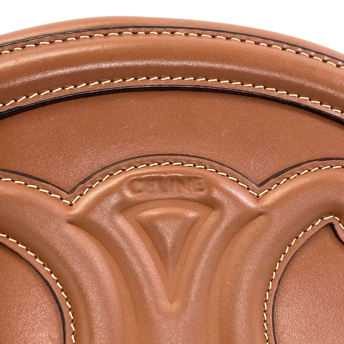 Celine Oval Perth Cuir Triomphe Shoulder Bag Calfskin — view 6