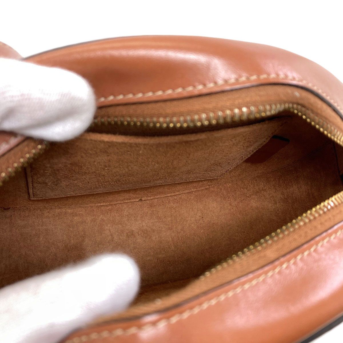 Celine Oval Perth Cuir Triomphe Shoulder Bag Calfskin — view 5