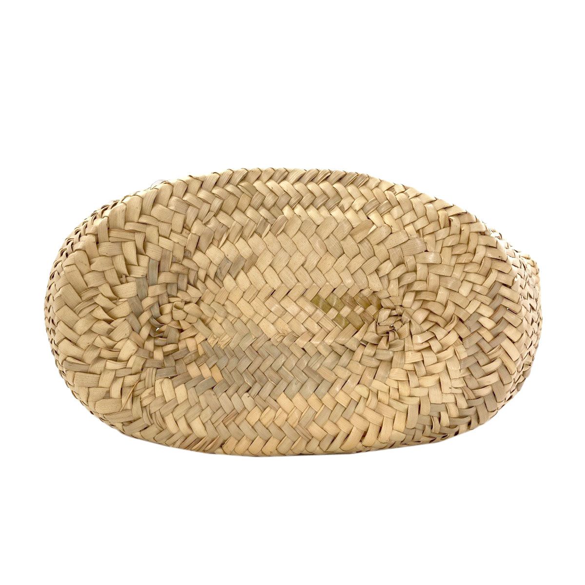 Celine Classic Panier Triomphe Basket Bag 2-Way Handbag Raffia — view 4