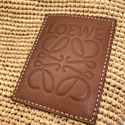Loewe Slit Pochette Shoulder Bag Raffia — view 7