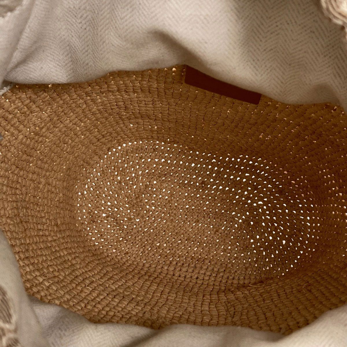 Loewe Slit Pochette Shoulder Bag Raffia — view 5