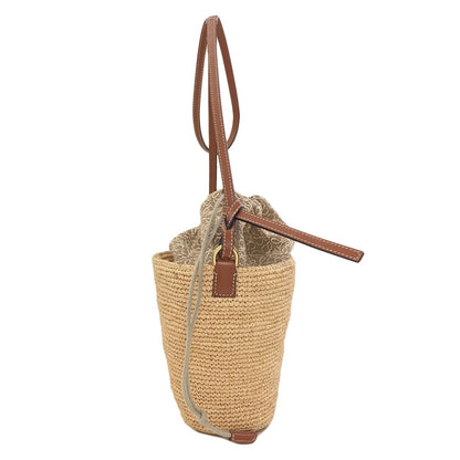 Loewe Slit Pochette Shoulder Bag Raffia — view 3