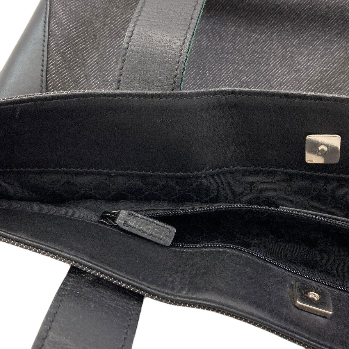 Gucci Sherry Line Handbag Canvas — view 7
