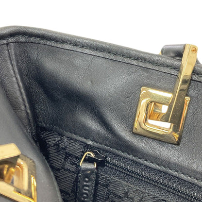 Gucci 002 Quilted Herringbone Handbag Leather — view 8