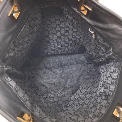 Gucci 002 Quilted Herringbone Handbag Leather — view 5