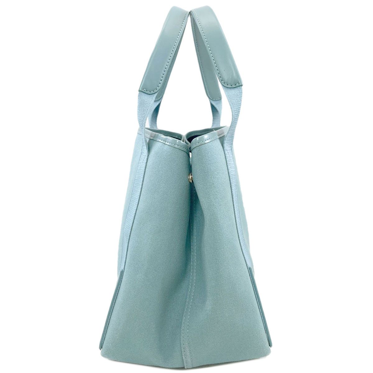 Balenciaga Navy Cabas Handbag Canvas — view 3