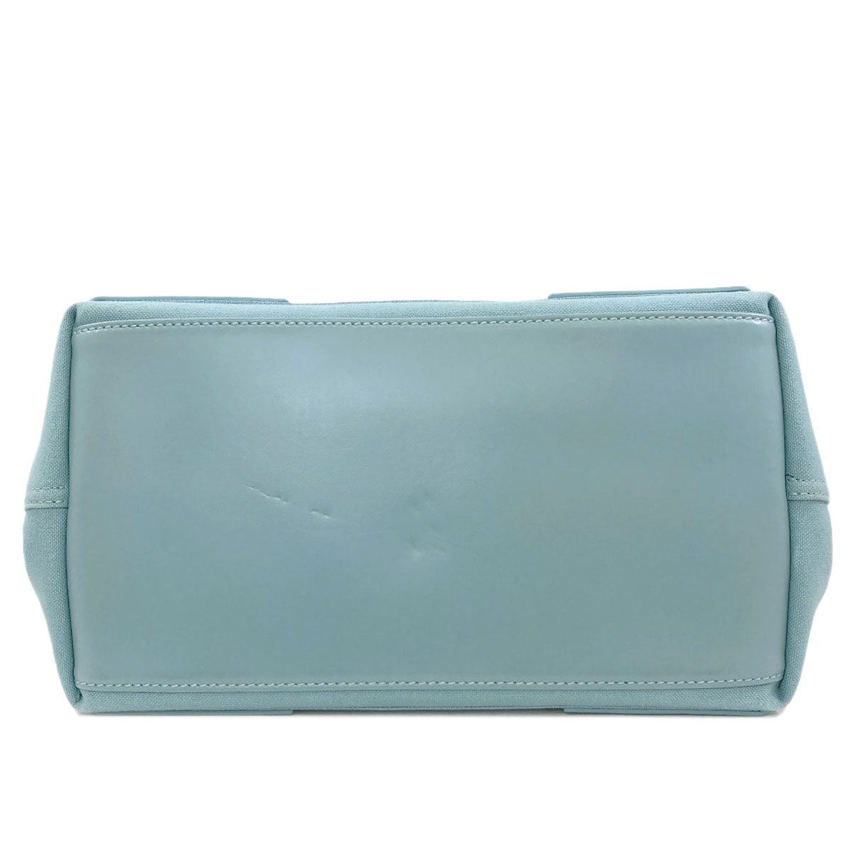 Balenciaga Navy Cabas Handbag Canvas — view 4