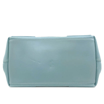 Balenciaga Navy Cabas Handbag Canvas — view 4