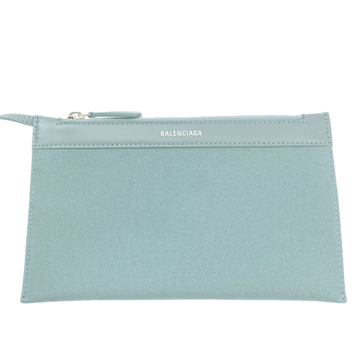 Balenciaga Navy Cabas Handbag Canvas — view 7