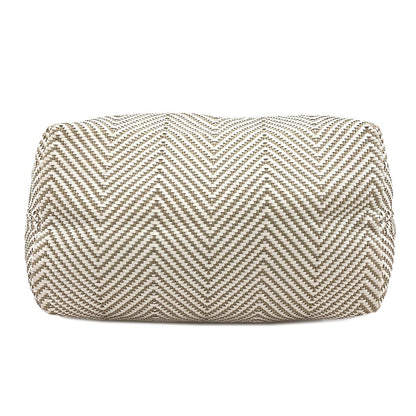 Hermes Cabas Chain Nye MM Silver Tote Leather Canvas — view 4