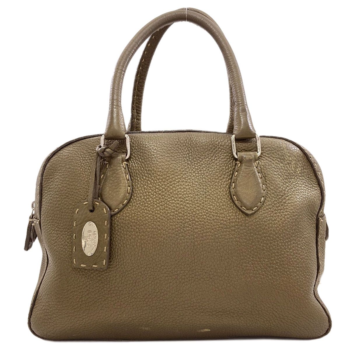 Fendi Selleria Handbag Leather