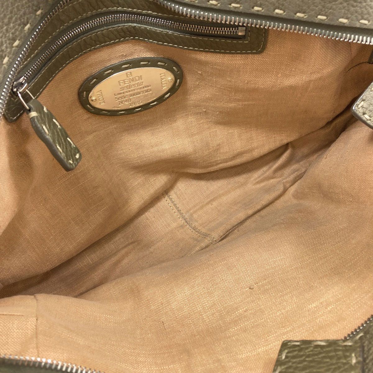 Fendi Selleria Handbag Leather — view 5